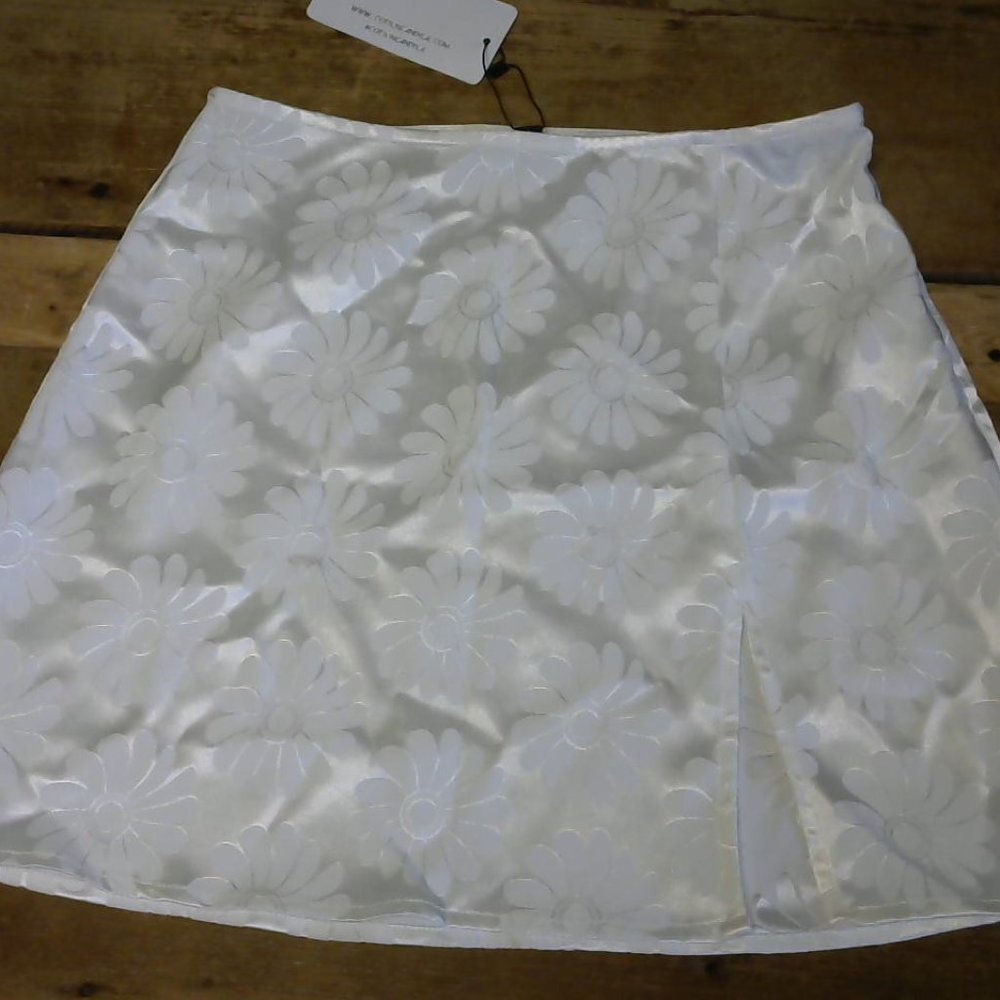 Cotton Candy LA Satin Daisy Skirt